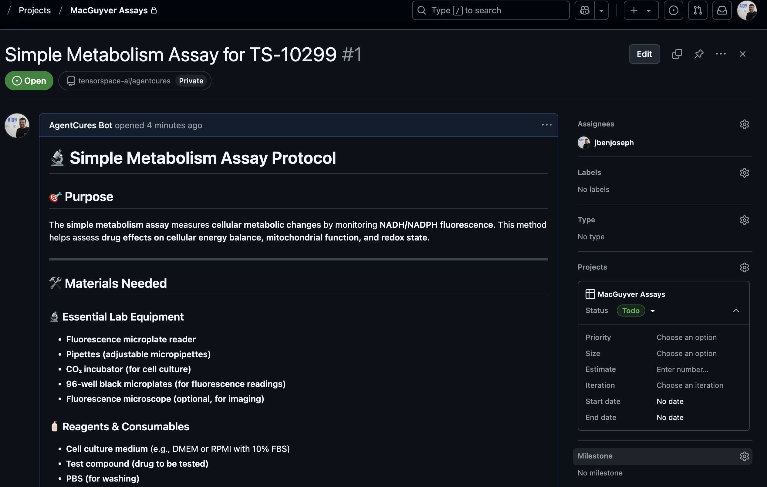 Assay Protocols in Git